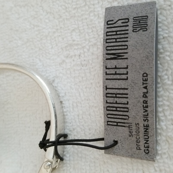 New Robert Lee Morris Soho Oval Stone Bracelet - Picture 8 of 10